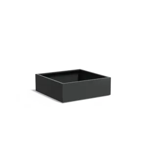 Plantenbak Carrez met bodem aluminium 120x120x40 cm