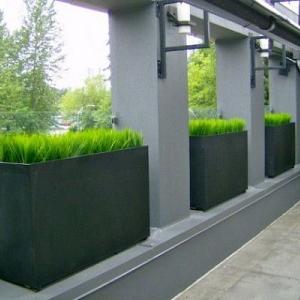 Plantenbak Carrez met bodem aluminium 250x40x80 cm