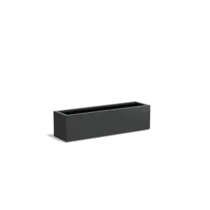 Plantenbak Carrez met bodem aluminium 150x40x40 cm