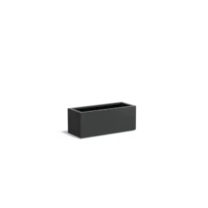 Plantenbak Carrez met bodem aluminium 100x40x40 cm