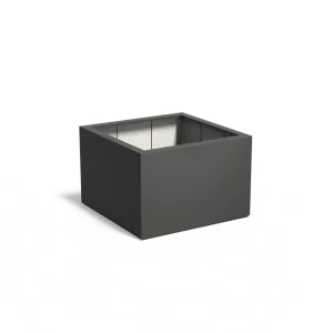 Plantenbak Carrez met bodem polyester 120x120x80 cm