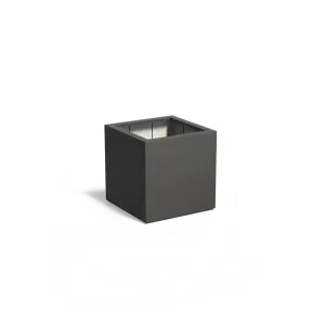 Plantenbak Carrez met bodem polyester 80x80x80 cm