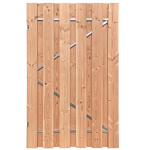 Red Wood Tuindeur Geschaafd op stalen frame 120x195 cm