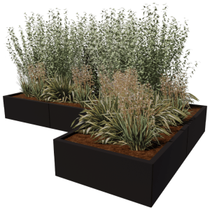 Afbeelding: L-vormige Plantenbakken