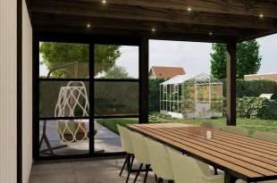 3615 platdak athene dakmaat 9725x4430 mm staandermaat 9520x4225 mm zwart wit  binnenzijde