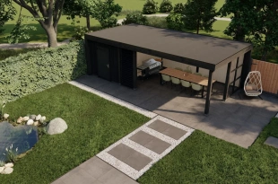 3615 platdak athene dakmaat 9725x4430 mm staandermaat 9520x4225 mm zwart wit  bovenzijde 1