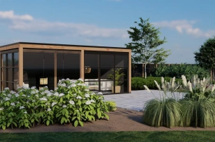 3656 buitenverblijf valencia 6395x3270 mm onbehandeld  linkerzijde