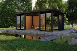 3627 buitenverblijf brussel dakmaat 6935x4319mm staandermaat 6395x3770mm  rechterzijde