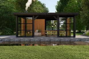 3627 buitenverblijf brussel dakmaat 6935x4319mm staandermaat 6395x3770mm  voorzijde 1 