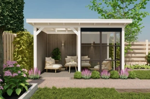 3677 buitenverblijf parijs 2480x3960 mm wit grijs  vooraanzicht