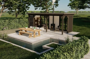 3679 buitenverblijf parijs dakmaat 6928x3228mm staandermaat 6420x2720mm met tafel  bovenzijde