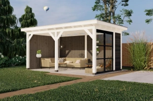 3680 buitenverblijf parijs l 2980x4960 mm wit grijs rechterzijde 1