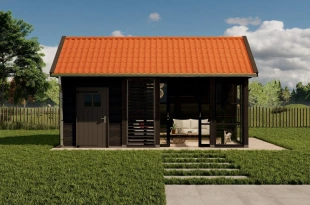 3728 kapschuur stockholm kapmaat 6900x4450 mm staandermaat 6395x3770 mm ebben zwart  voorzijde 1