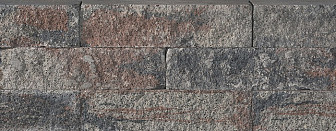 Restpartij Almere 36 stuks Splitrocks XL Getrommeld 60x15x15 cm Tricolore