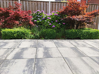 Restpartij Edam: ca. 9,36 m2 Design 60x60x4 cm Nero/Grey