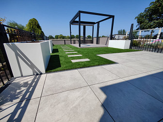 Actietegel Keramiek op Beton 60x60x4 cm Slate Design Greige (beperkt leverbaar)