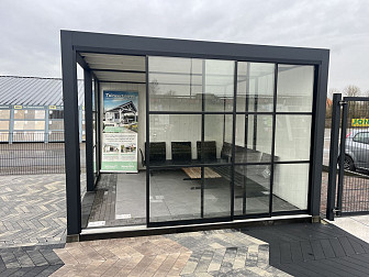 Showroom Model Zwanenburg: Hillhout Allure Buitenverblijf  393cm x 350cm (gereserveerd)