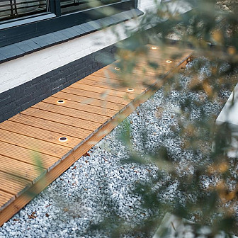 Outdoorpro+ Grondspot Nine Rondom Zwart