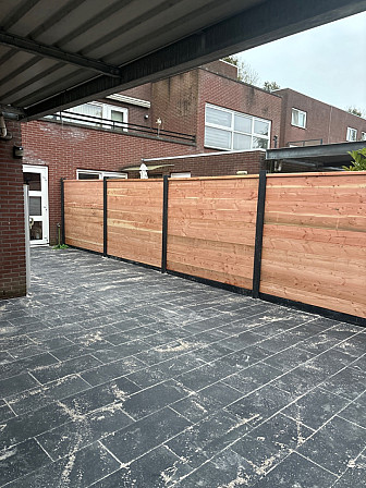 Betowood Scherm Douglas inclusief afdekkap 187 x 224 cm, onbehandeld