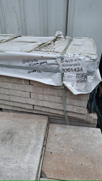 Restpartij Almere: 26,60m2 Demiton  Wildverband 4cm Kilimanjaro