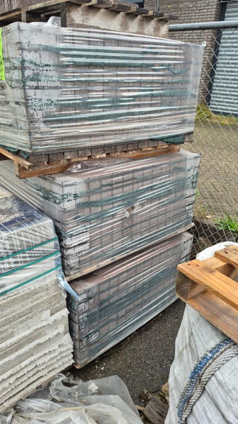 Restpartij Edam: 29,64 m2 Natura Stone Strak 7x21x6 cm London Antra/Brown