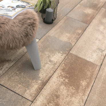 Restpartij Almere: ca. 14.5m2 GeoColor 3.0 120x30x6 Sepia Brown