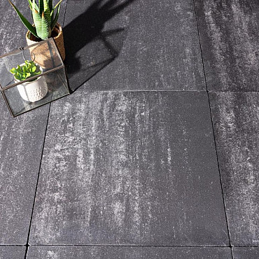 Restpartij Edam: Ca. 40 m2 Granitops Plus 60x30x4,7 Santorini Black