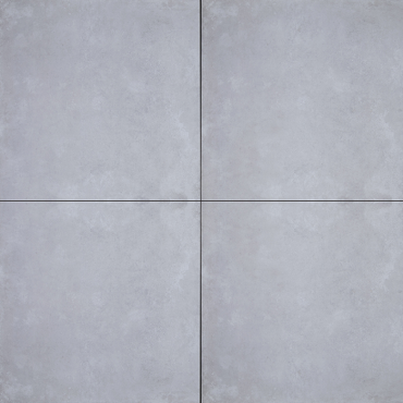 GeoCeramica 80x80x4 cm ConCreet Silver