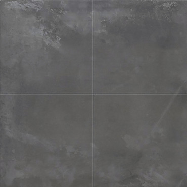 GeoCeramica 60x60x4 cm ConCreet Black