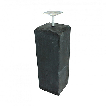 Betonpoer de Luxe 18x18x50 cm, antraciet