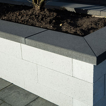 Patioblok Strak 60x15x15 cm Noors Wit