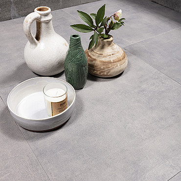 Restpartij Almere: ca. 8,28m2 GeoCeramica® Starter 60x60x4 cm Patch-Plus Grey
