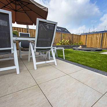Restpartij Almere: 4.31m2 GeoCeramica 60x60x4 cm Fiordi Sand