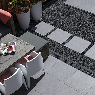 GeoCeramica 60x60x4 cm Impasto Grigio