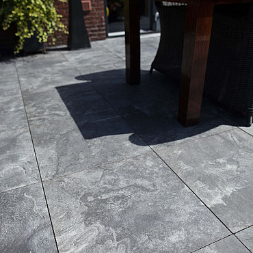 GeoCeramica 60x60x4 cm Marmostone Black