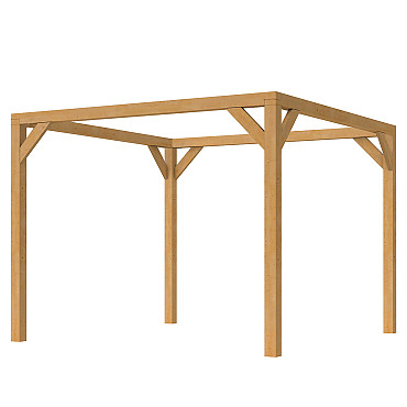 detectie stap in Reductor JWOODS DHZ Pergola XL 400x400 cm, Geschaafd - Sierbestrating Jonk B.V.