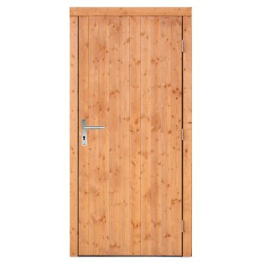 JWOODS Red Wood Enkele Dichte deur incl. beslag 100x205 cm, Rechtsdraaiend