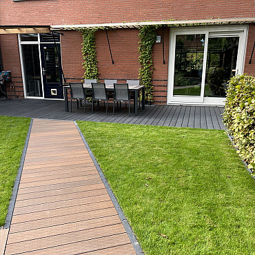 Infinity Gardendeck Vlonderplank 2,2x13,5x400 cm Brown Wash