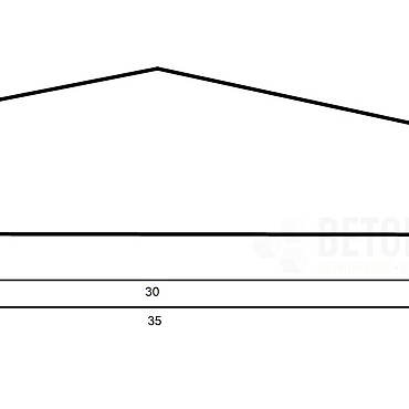 muurafdekb 35x100 zwart beton