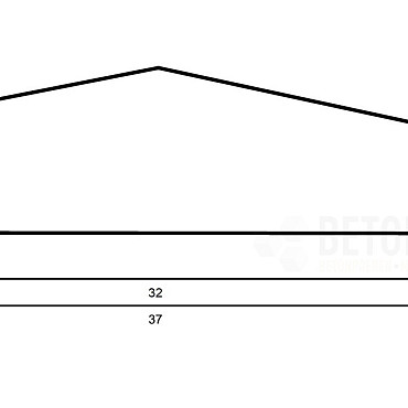 muurafdekb 37x100 zwart beton