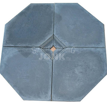 parasoltegel 45x45x8 zwart beton per set a 4 st