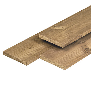 Thermisch Gemodificeerde Vuren Tuinplank 1,8x14,1x450 cm geschaafd