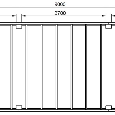 JWOODS Buitenverblijf XL Modern 900x314 cm