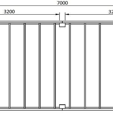 JWOODS Buitenverblijf XL Modern 700x354 cm