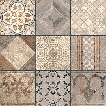 Restpartij Zwanenburg: ca. 11,5m2 Marlux Designtegel 60x60x3 cm Mosaic Arabica
