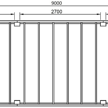 JWOODS Buitenverblijf XL Modern 900x354 cm