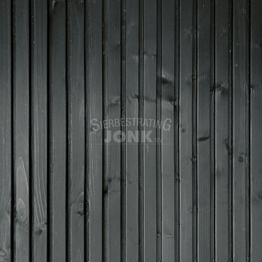 JWOODS Wand 221 tot 234 cm - Verticaal Triple rabat zwart dubbelzijdig