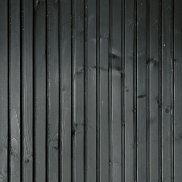 JWOODS Wand 325 tot 338 cm - Verticaal Triple rabat zwart dubbelzijdig