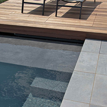 CeraLuxe 90x90x3 cm Belgian Bluestone Grigio  Nog maar 145m2
