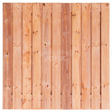 Tuinscherm Agadir geschaafd geïmpregneerd Red Class hout 23-planks 180x180 cm